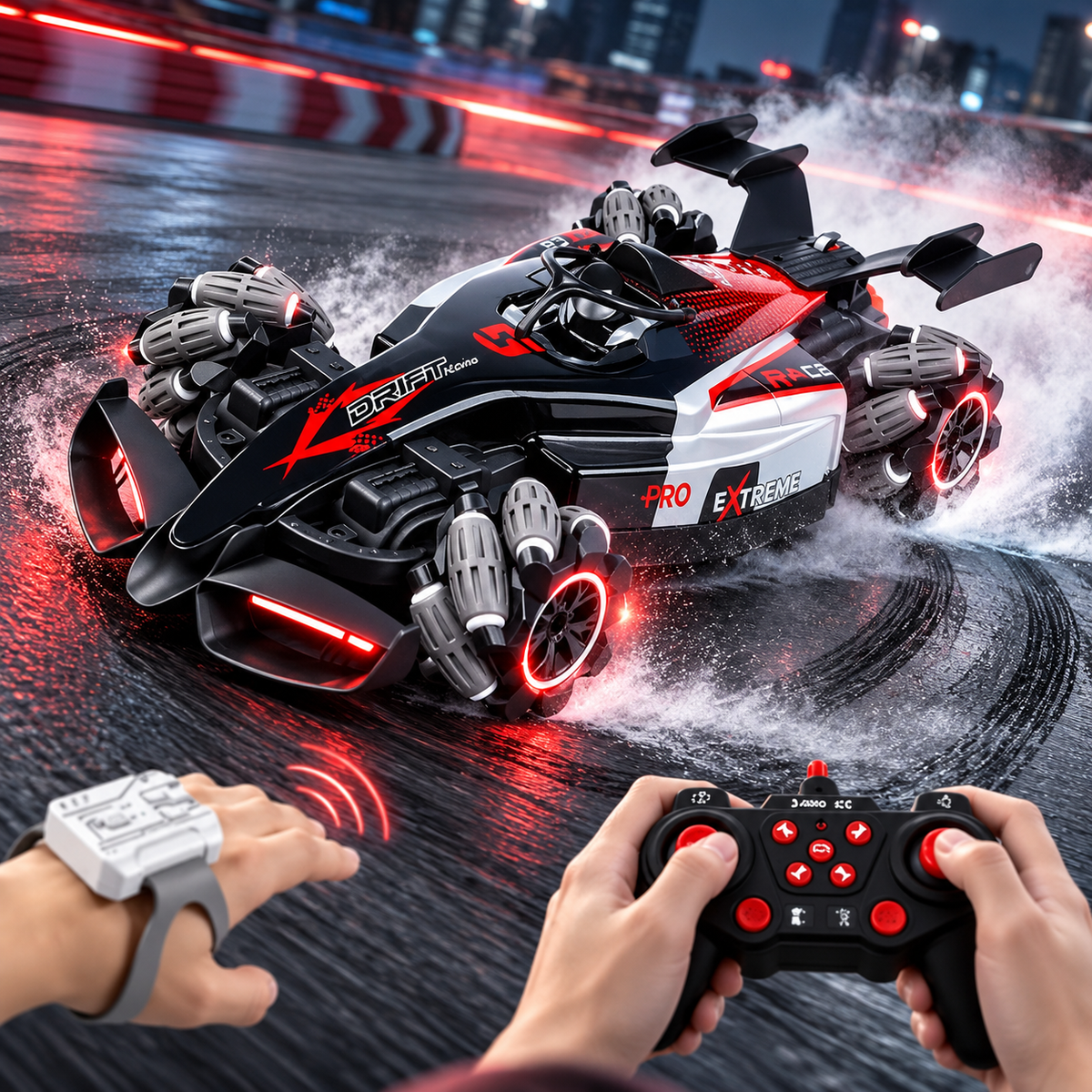 Carro RC F1 Drift con control remoto y control por gestos