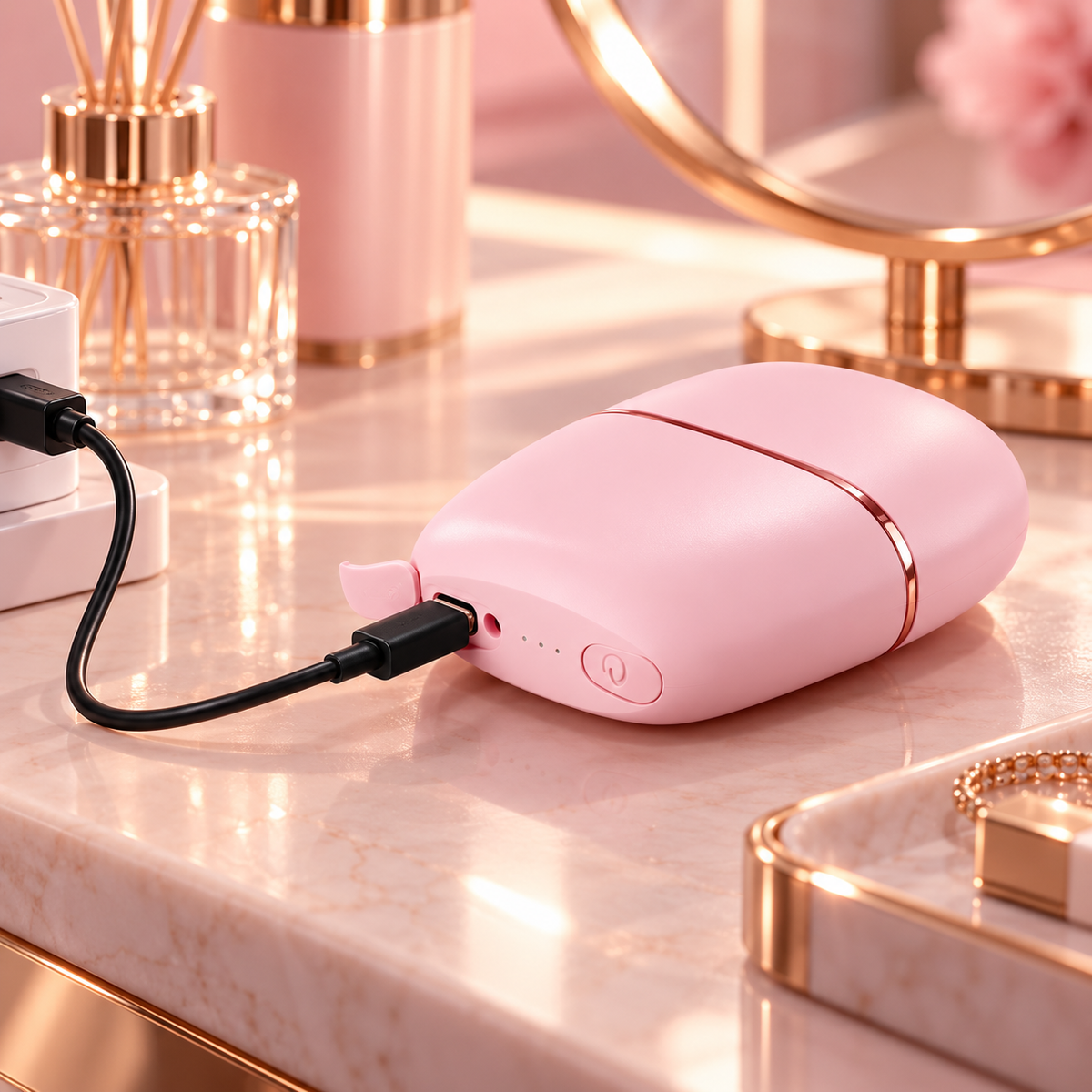 Mini cepillo alisador MN15-JY-602 con carga USB-C
