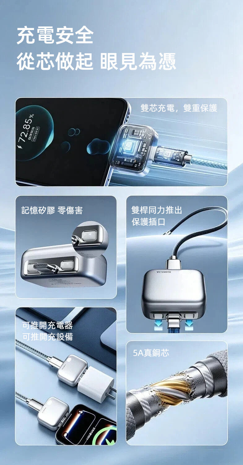 KUWAJIA KH-51 tecnología de carga y protección del puerto USB-C