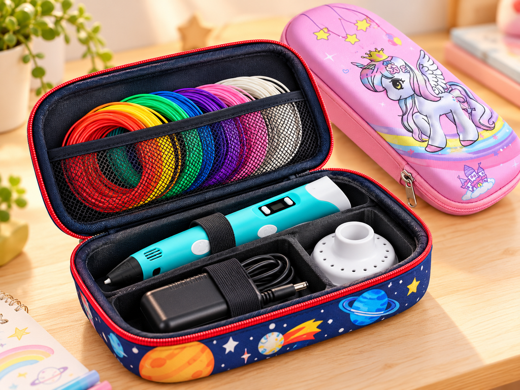 Estuche semirrígido EVA para kit de Lápiz 3D