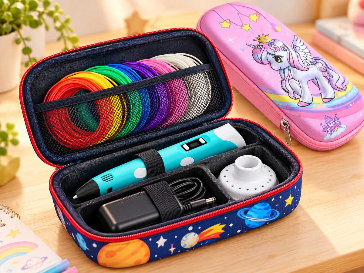 Estuche semirrígido EVA para kit de Lápiz 3D