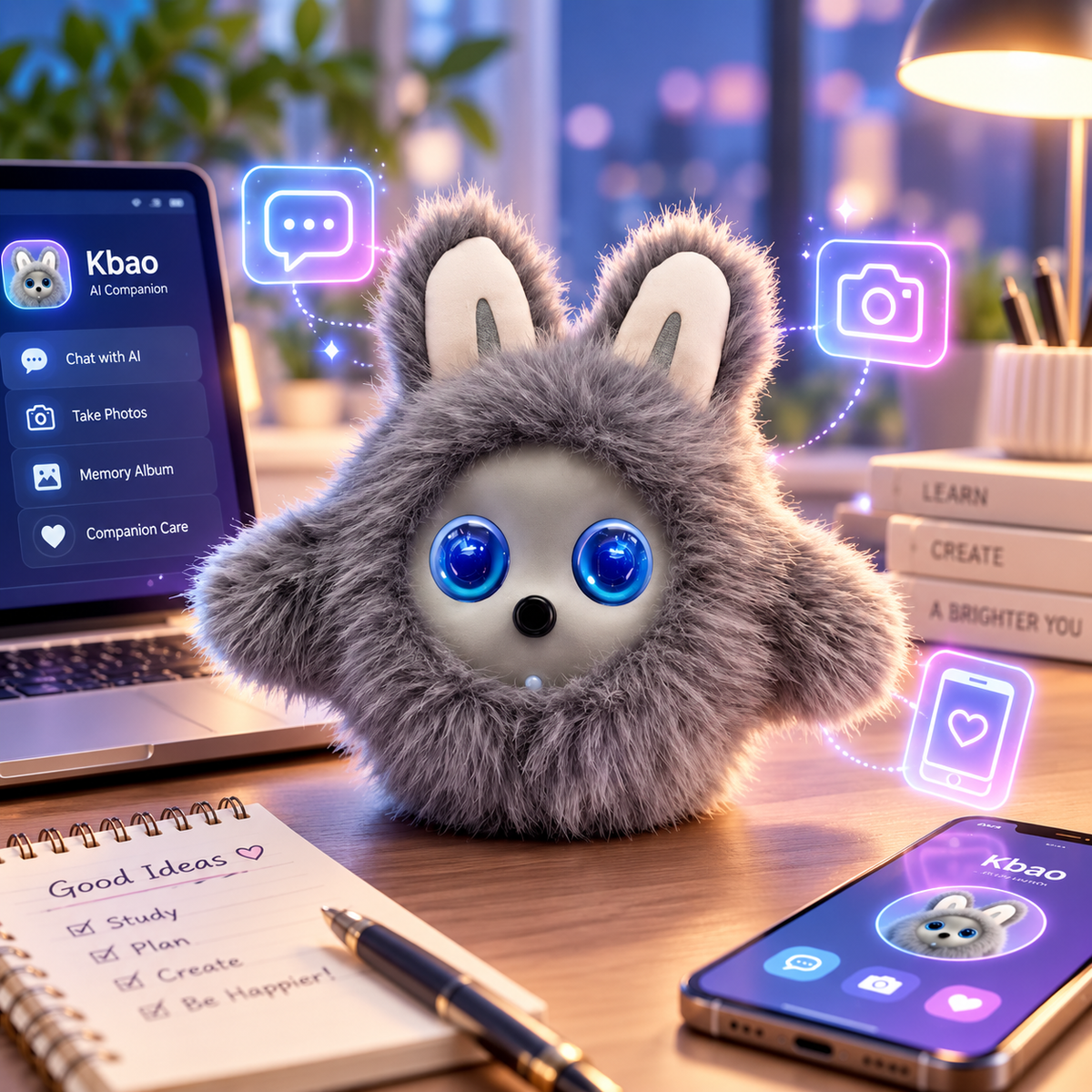 Kbao AI M19 como compañero inteligente de escritorio