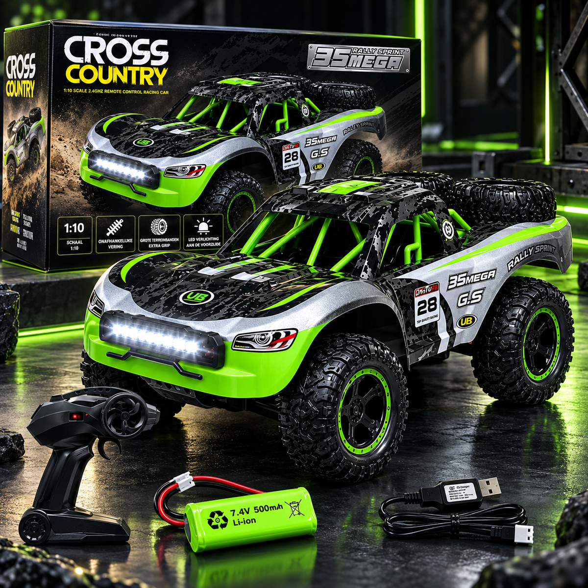 Cross Country 35 Mega con caja control batería y cargador