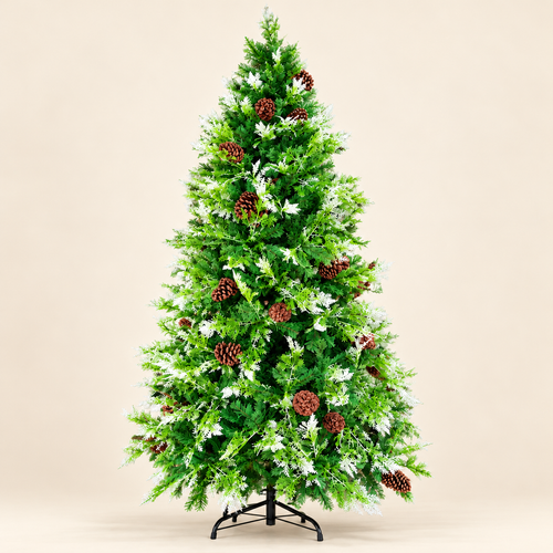 Árbol de Navidad completo con base de soporte