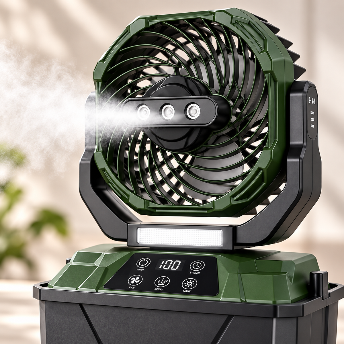 Panel digital táctil del ventilador T30