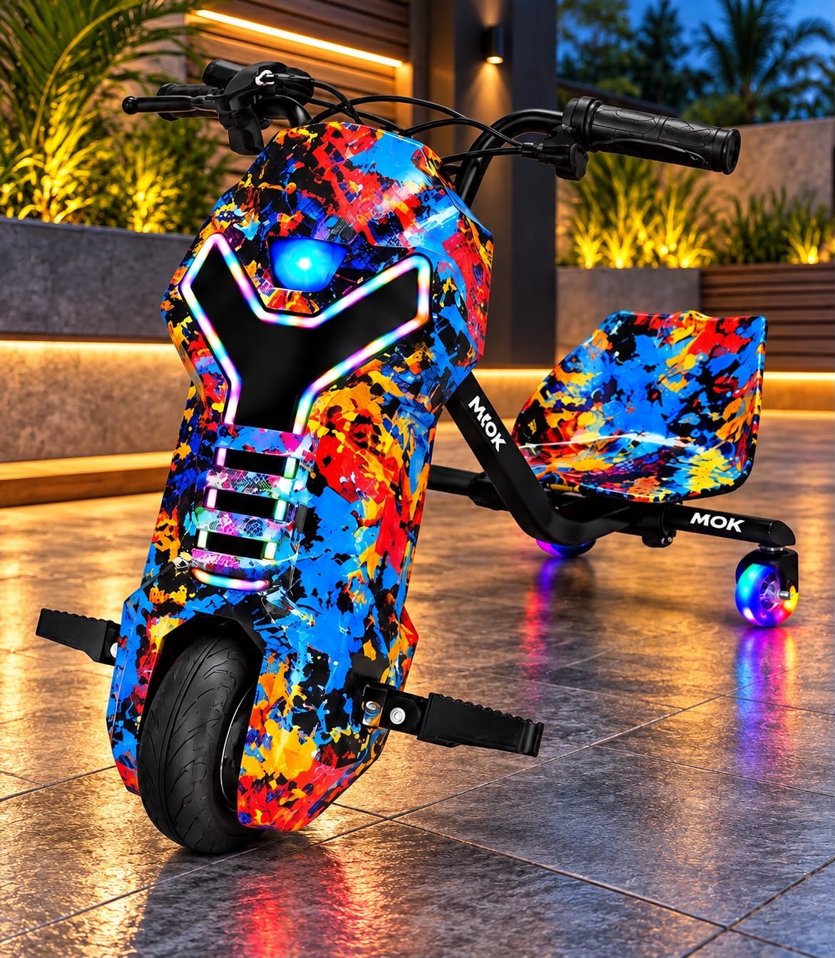 Triciclo eléctrico Drift diseño Multicolor